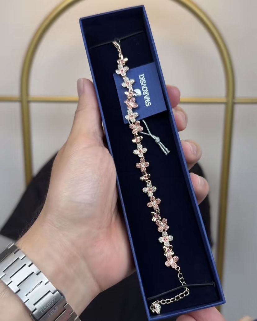 Pulsera Cruz Swarovski